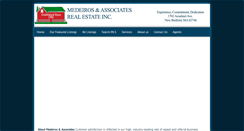 Desktop Screenshot of medeirosandassociatesrealestate.com